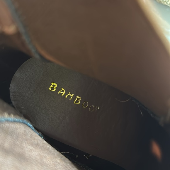 Bamboo Ankle Boots Brown Size 10 - Picture 4 of 6